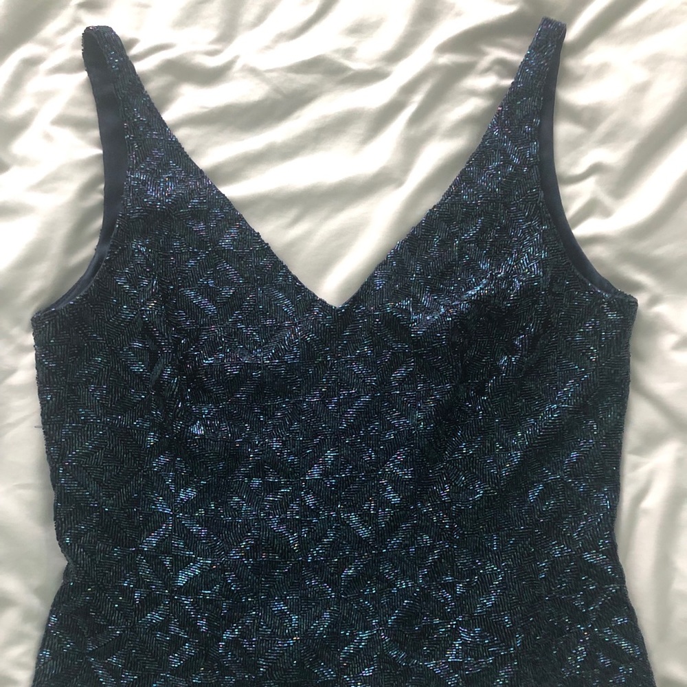 Carmen Marc Valvo Signature Sequin Top